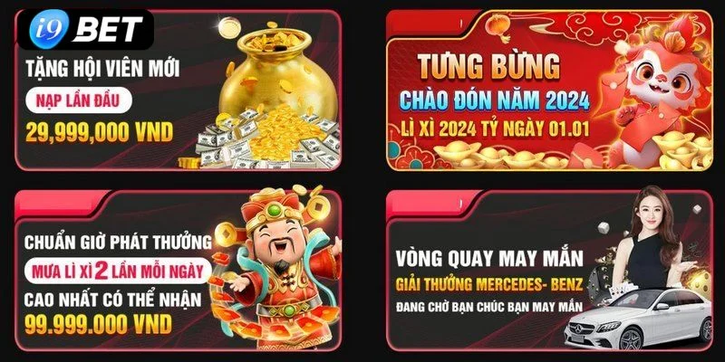 Các khuyến mãi cực hấp dẫn chỉ có tại I9 BET.